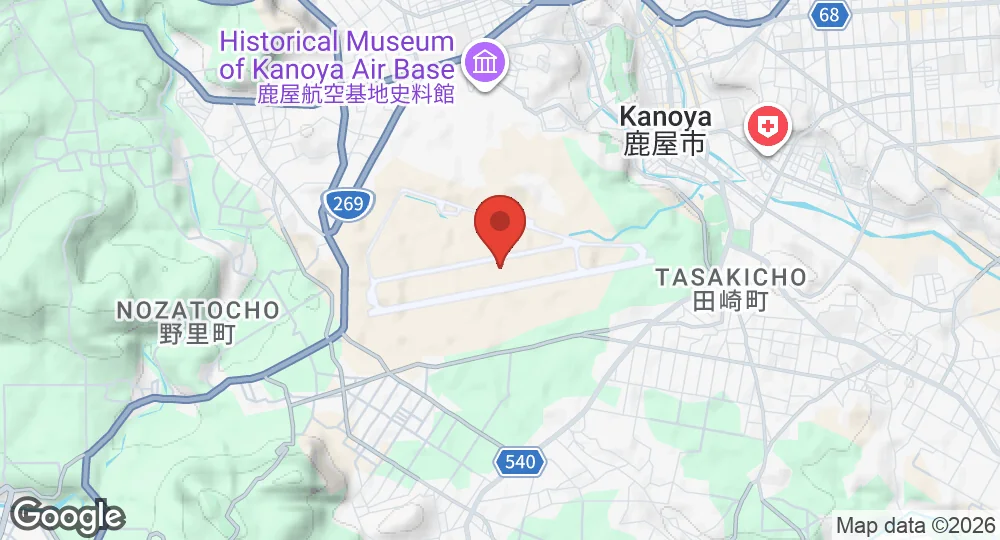 Map of Kanoya Air Base