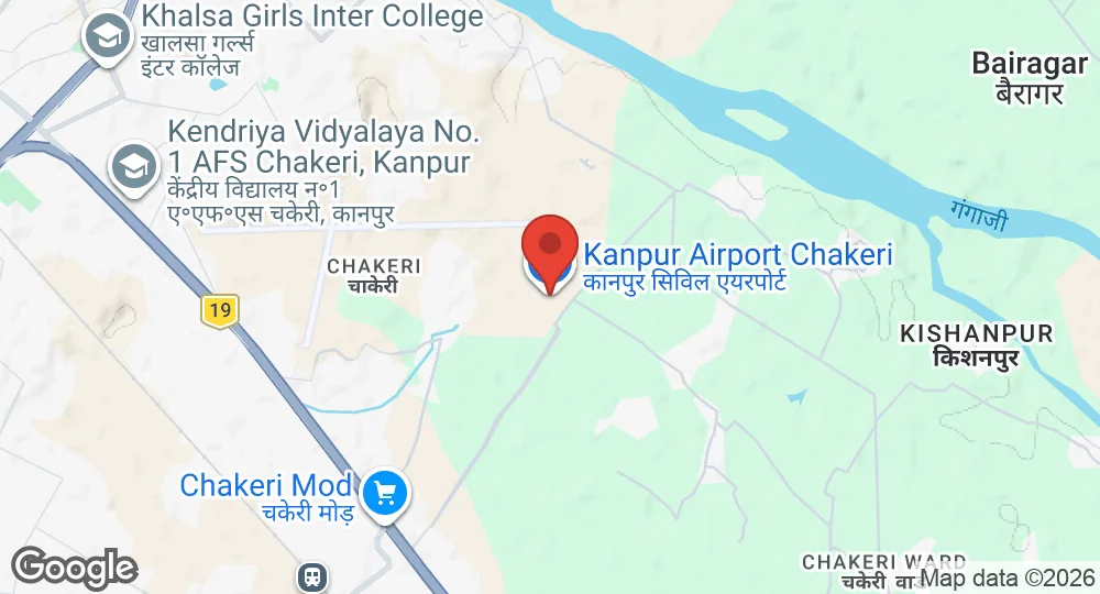 Map of Kanpur AFS
