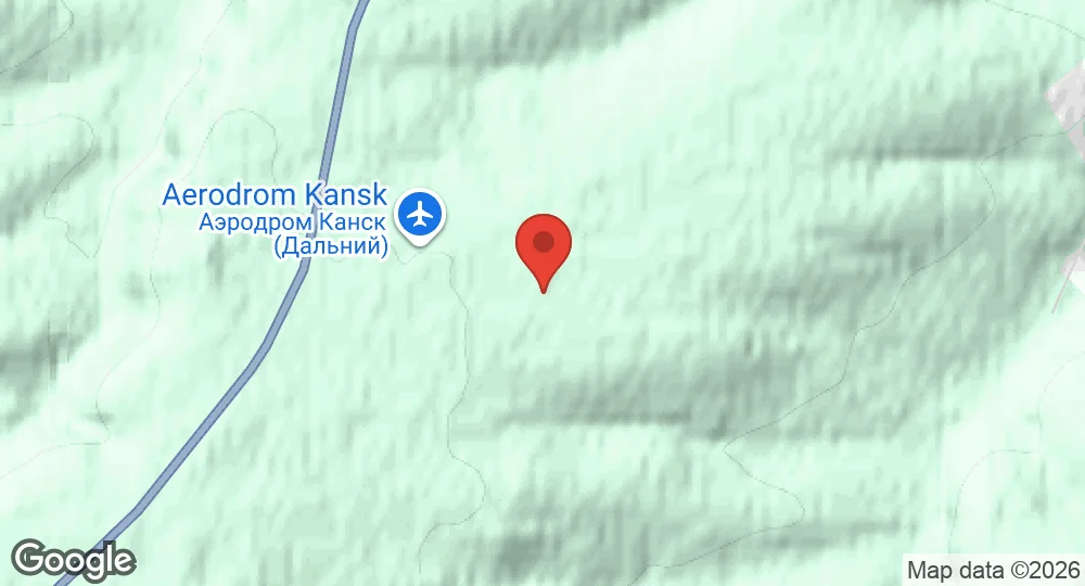 Map of Kansk Air Base