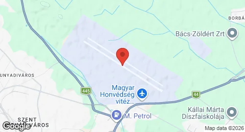 Map of Kecskemét Air Base