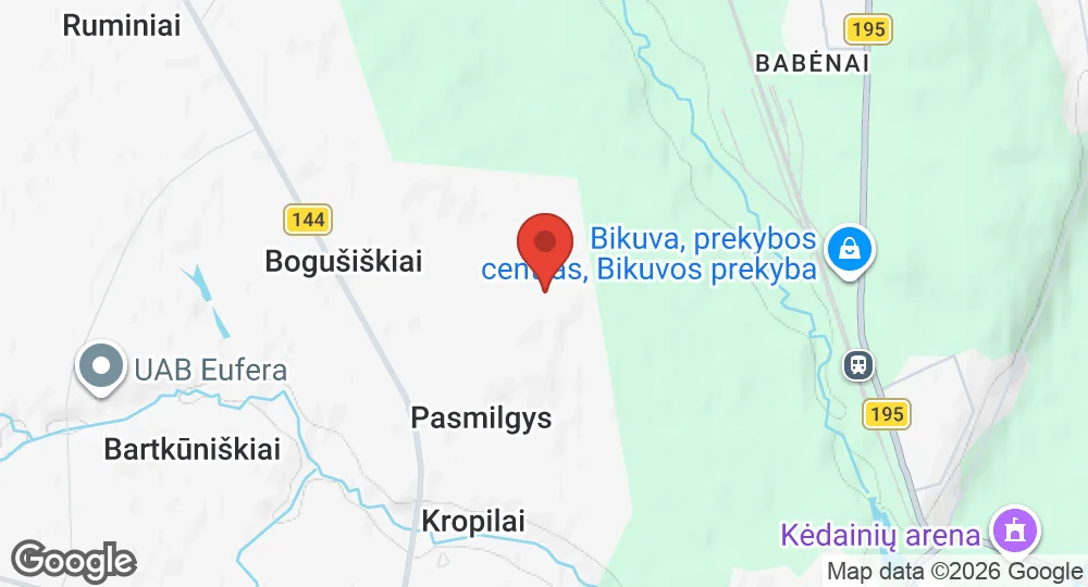 Map of Kėdainiai Air Base