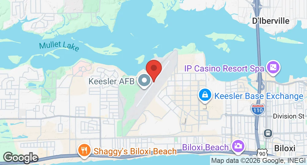 Map of Keesler Air Force Base