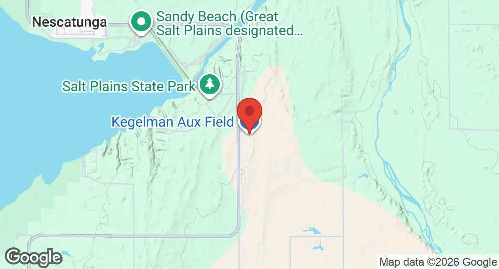 Map of Kegelman Air Force Auxiliary Field