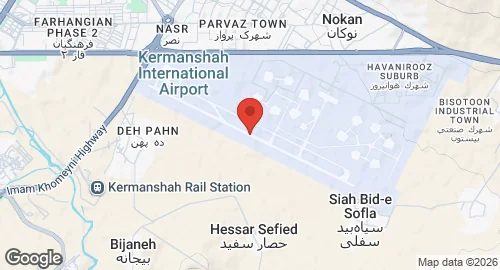 Map of Kermanshah Airport