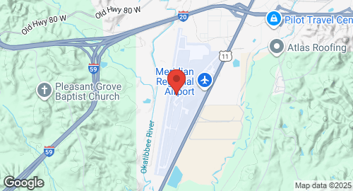 Mapa de Key Field Air National Guard Base