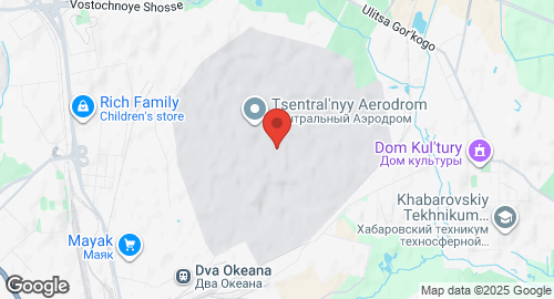 Map of Khabarovsk Tsentralny Air Base