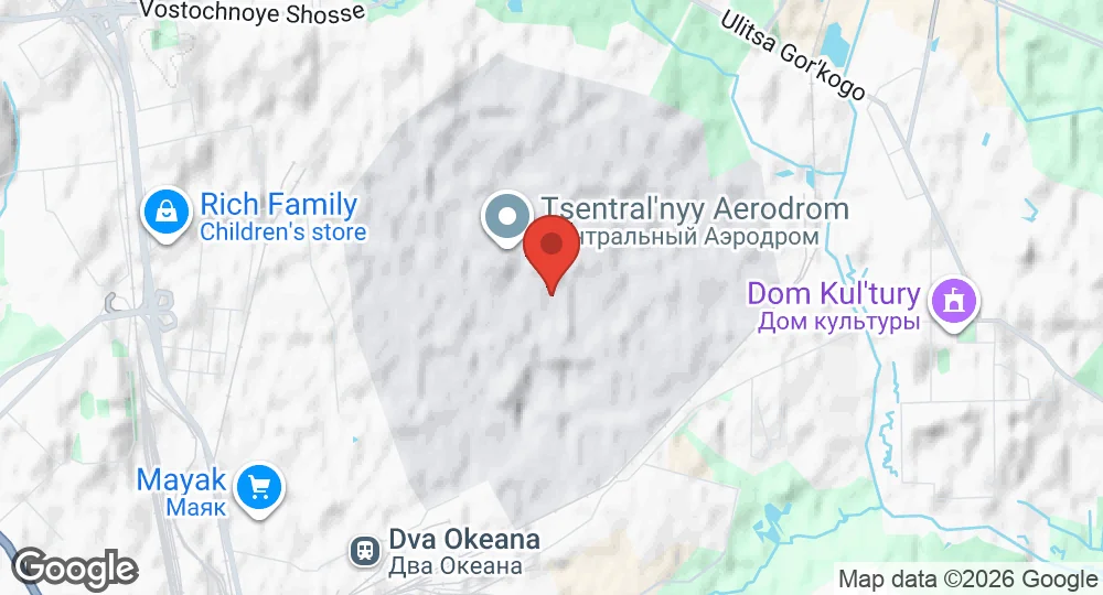 Map of Khabarovsk Tsentralny Air Base