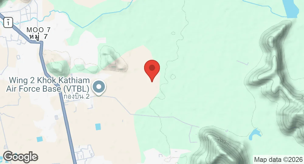 Map of Khok Kathiam Air Force Base