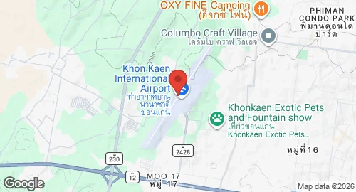 Map of Khon Kaen Airport