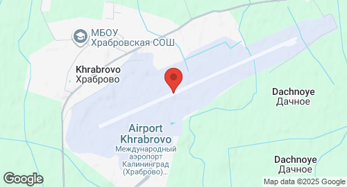 Map of Khrabrovo Air Base