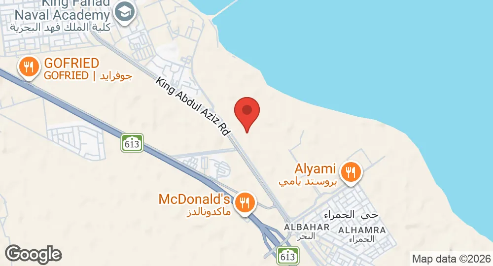 Map of King Abdulaziz Naval Base
