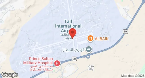 Map of King Fahd Air Base