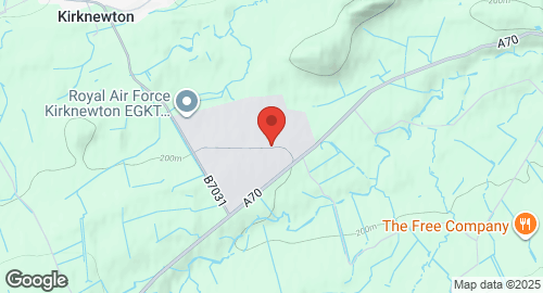 Map of Kirknewton Airfield