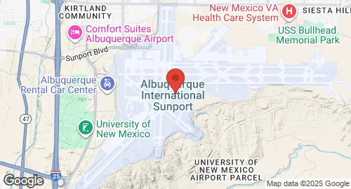 خريطة Kirtland Air Force Base