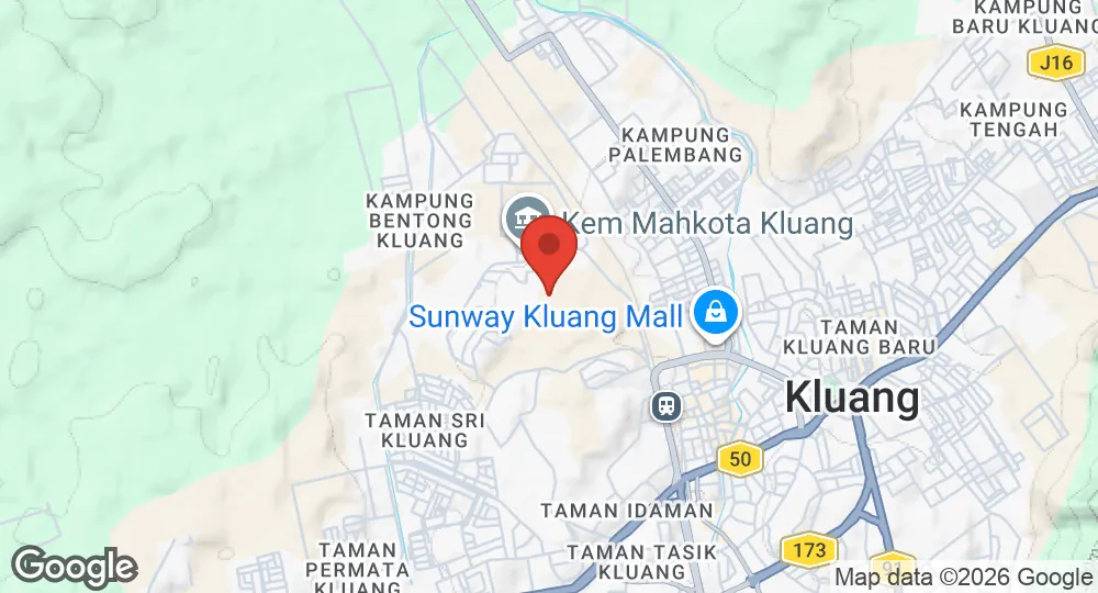 Map of Kluang Airport