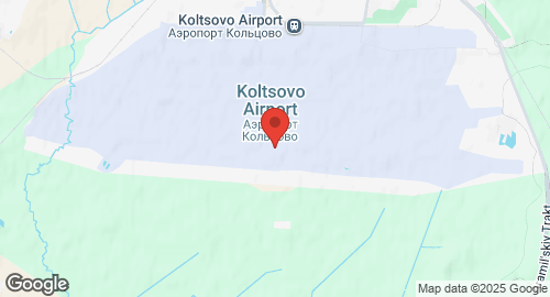 Map of Koltsovo Air Base
