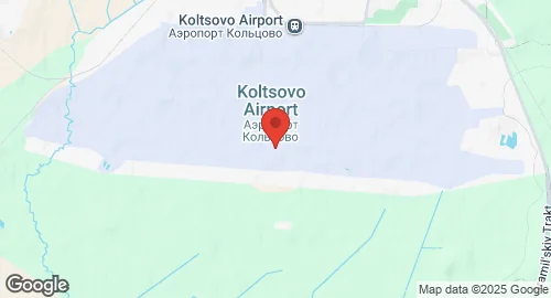Mapa de Koltsovo Air Base