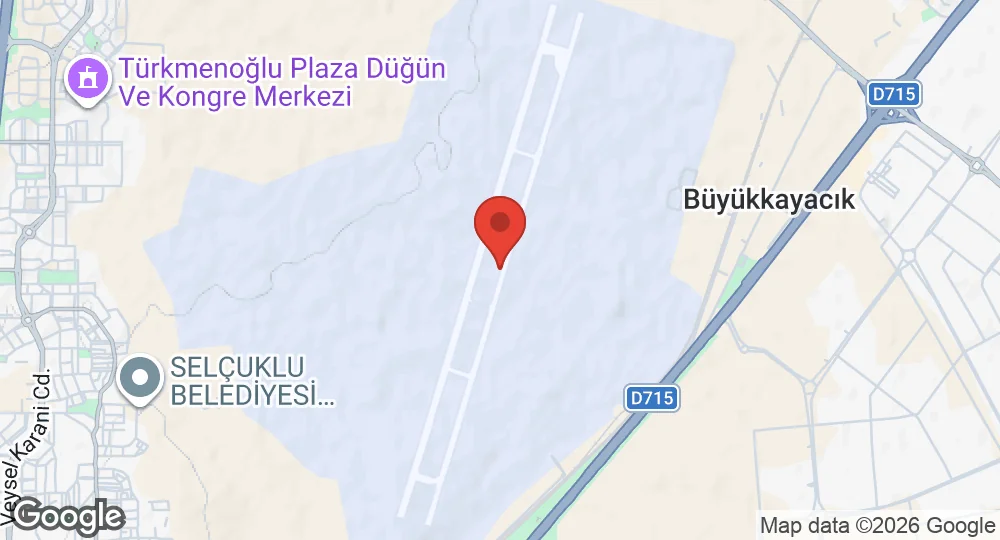 Map of Konya Air Base