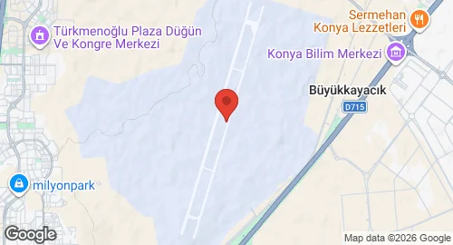 Map of Konya Air Base