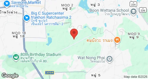 Map of Korat Royal Thai Air Force Base