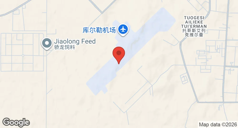 Map of Korla Air Base