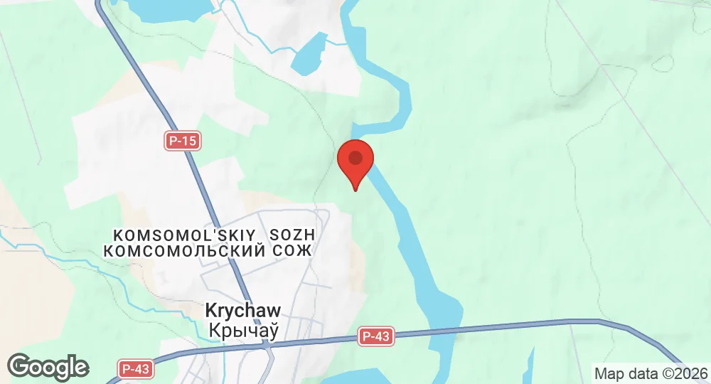 Map of Krichev Air Base