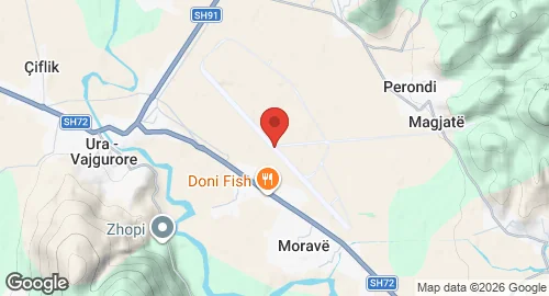 Map of Kuçovë Air Base