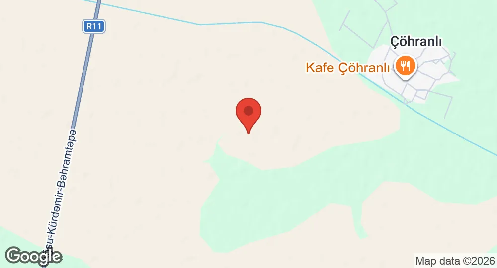 Map of Kurdamir Air Base