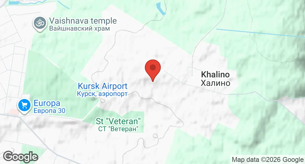 Map of Kursk Vostochny Air Base