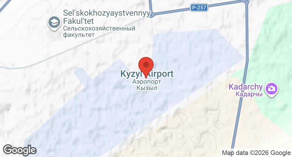 Map of Kyzyl Air Base