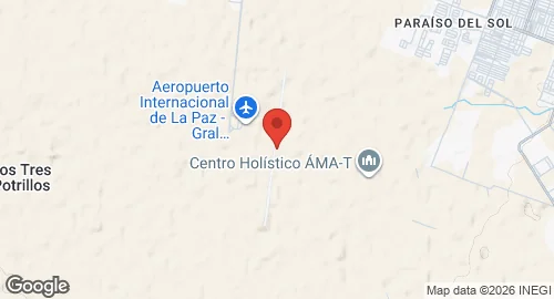 Map of La Paz International Airport