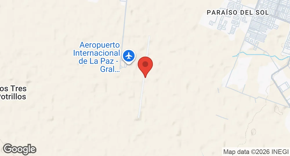 Map of La Paz International Airport