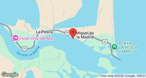 Map of La Pesca Naval Air Base