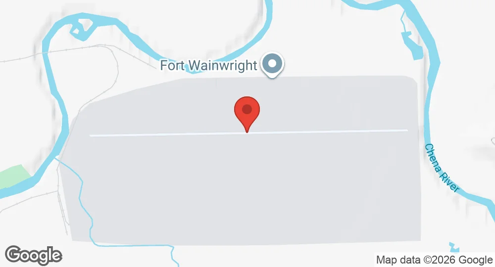 Map of Ladd Army Airfield