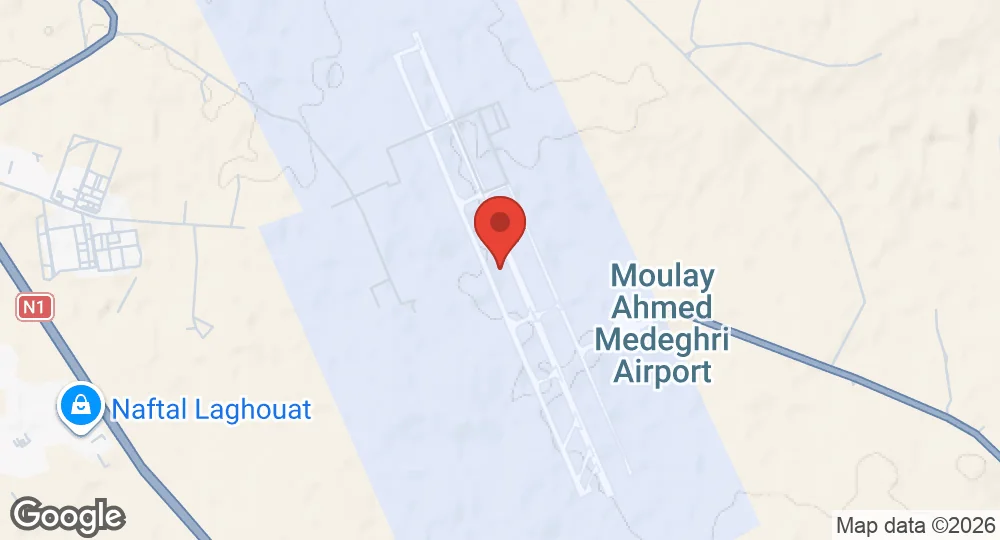 Map of Laghouat