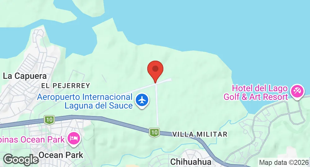 Map of Laguna del Sauce Naval Air Base
