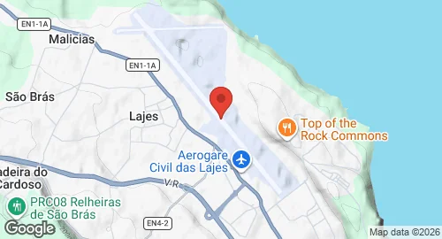 Map of Lajes Field