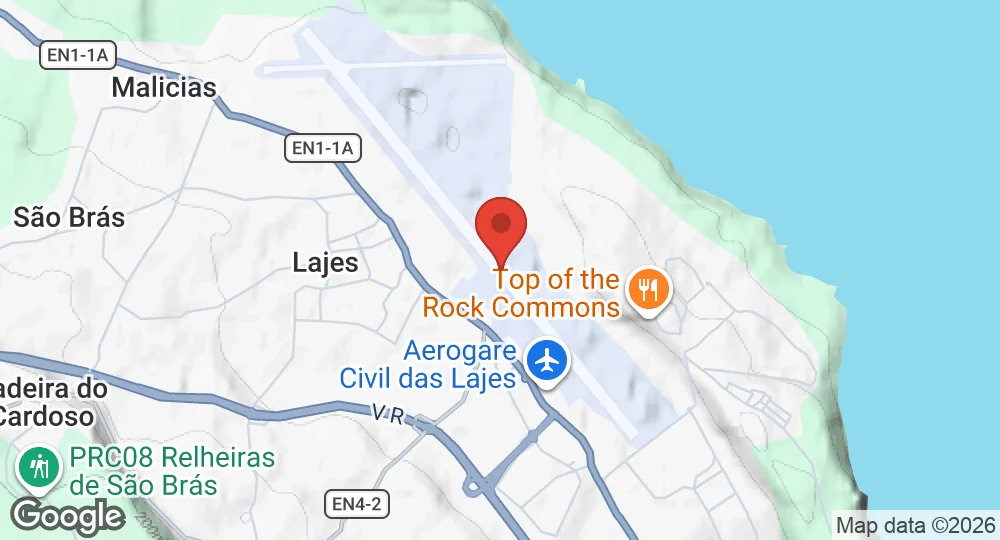 Map of Lajes Field