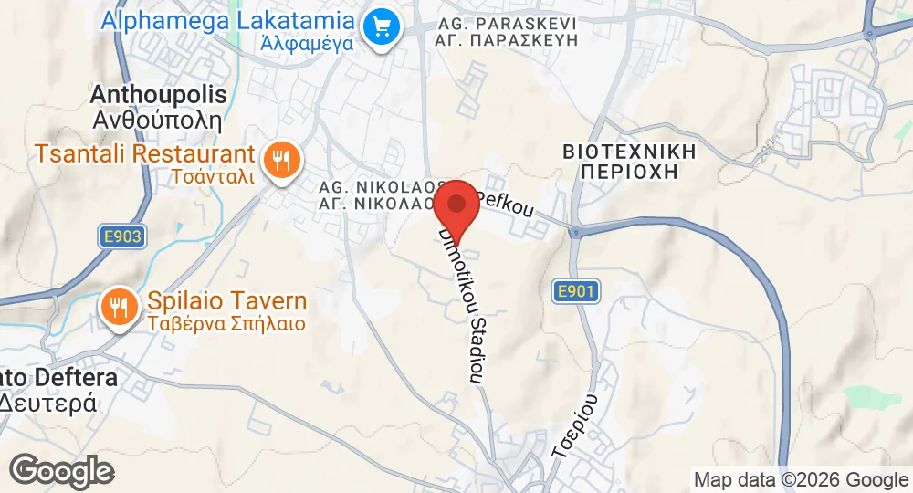 Map of Lakatamia Air Force Base