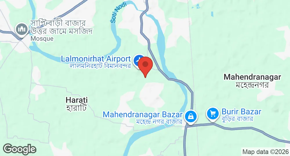 Map of Lalmonirhat Airport