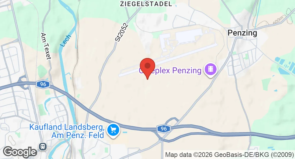 Map of Landsberg-Lech Air Base