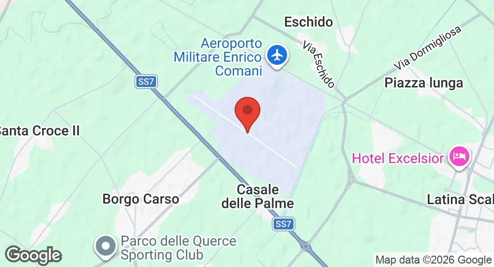 Map of Latina Air Base