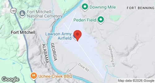 Map of Lawson Army Airfield