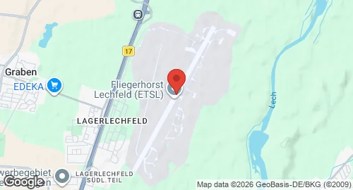 Map of Lechfeld Air Base
