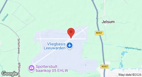 Map of Leeuwarden Air Base