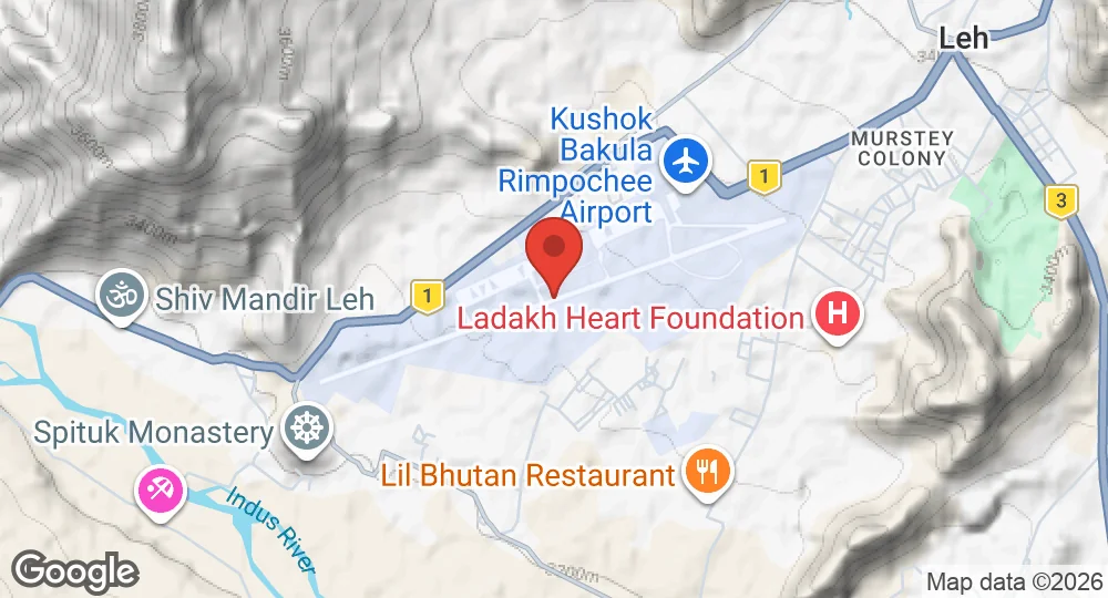 Map of Leh AFS