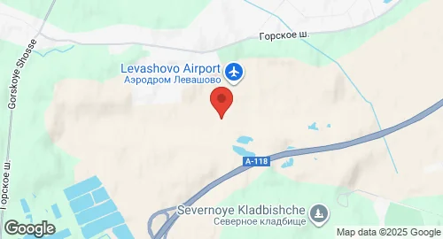 Mapa de Levashovo Air Base