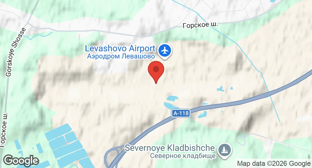 Map of Levashovo Air Base