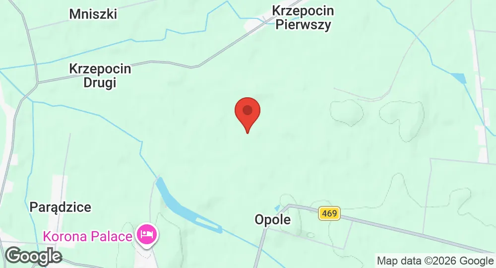 Map of Leźnica Wielka Air Base