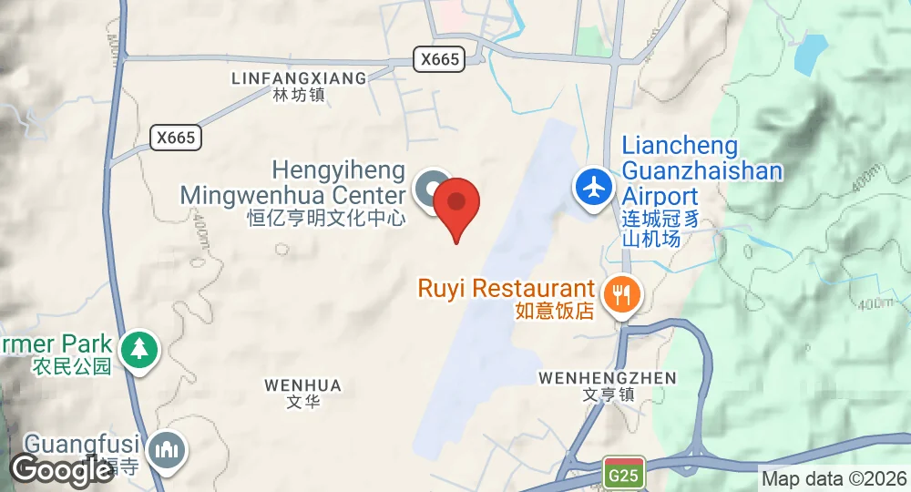 Map of Liancheng Air Base